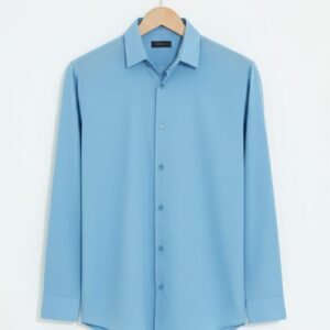 Sky-Blue Macro Shirt
